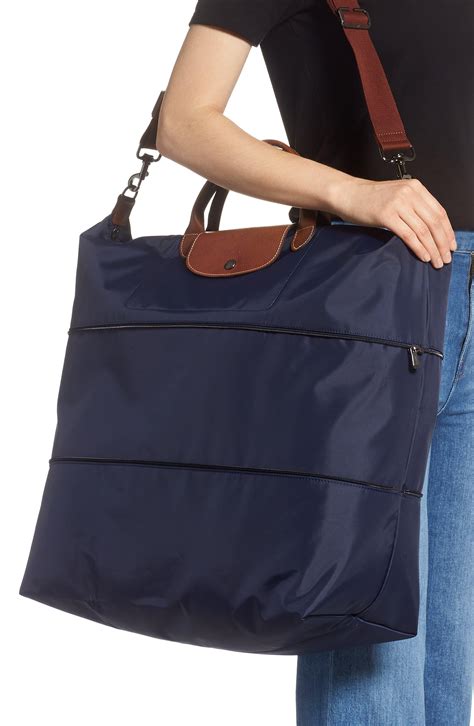 longchamp le pliage travel bag expandable